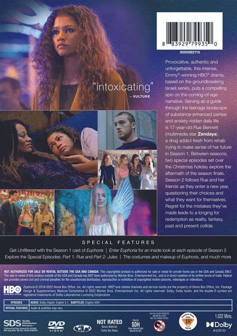 euphoria dvd|Euphoria: Complete Seasons 1 & 2 (DVD), Hbo Home .